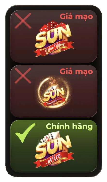 CẢNH BÁO AN TOÀN TỪ SUNWIN 2 Cách nhận biết logo Sunwin